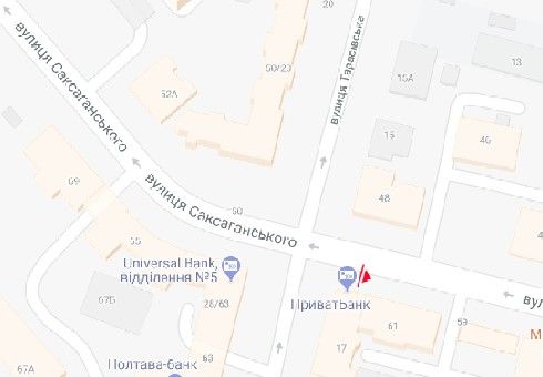 Скролл/Ситиборд, Киев, Саксаганського вул., 61