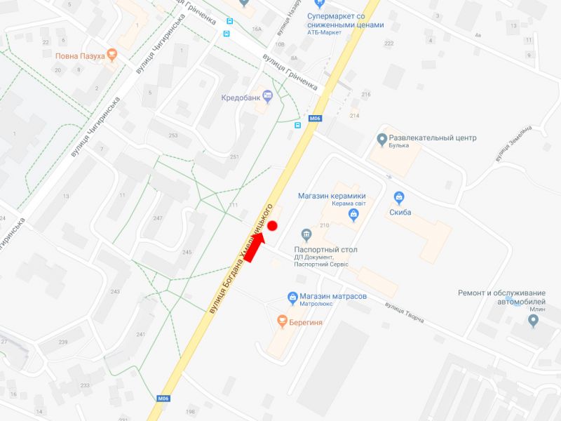Сітілайт, Львів, Хмельницького вул., 212 (зупинка "Скейт-парк"), з центру
