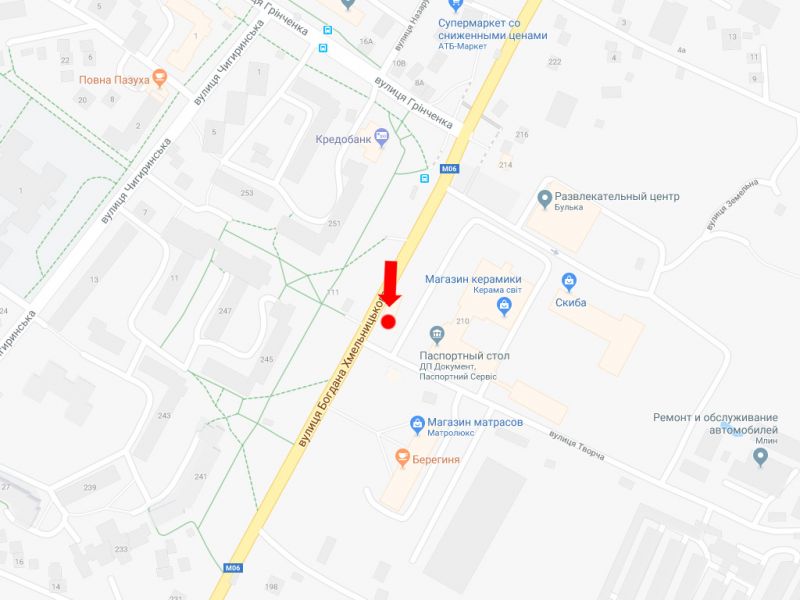 Сітілайт, Львів, Хмельницького вул., 212 (зупинка "Скейт-парк"), з центру
