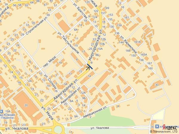 Билборд/Щит, Черновцы, вул. Мирогродська, 8