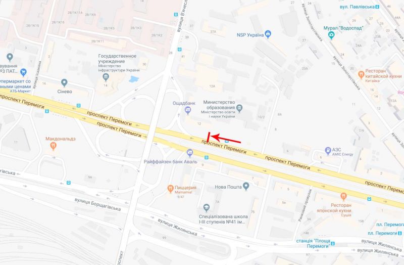 Скрол/Сітіборд, Київ, Перемоги пр-т 12 , на світлофорі, з центру