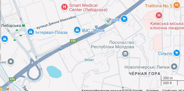 Led екран/Відеоборд, Київ, Міхновського Миколи (Дружби Народів) бул., 13, (Новус, Нова пошта № 46, Готель Дружба), в напрямку Либідська пл.