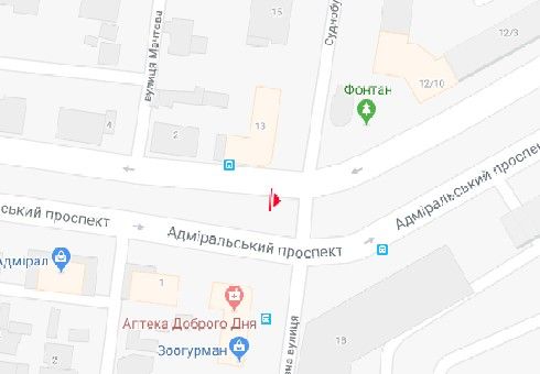 Сітілайт, Одеса, Адміральський пр. - Суднобудівна вул., 13 (схема№31)