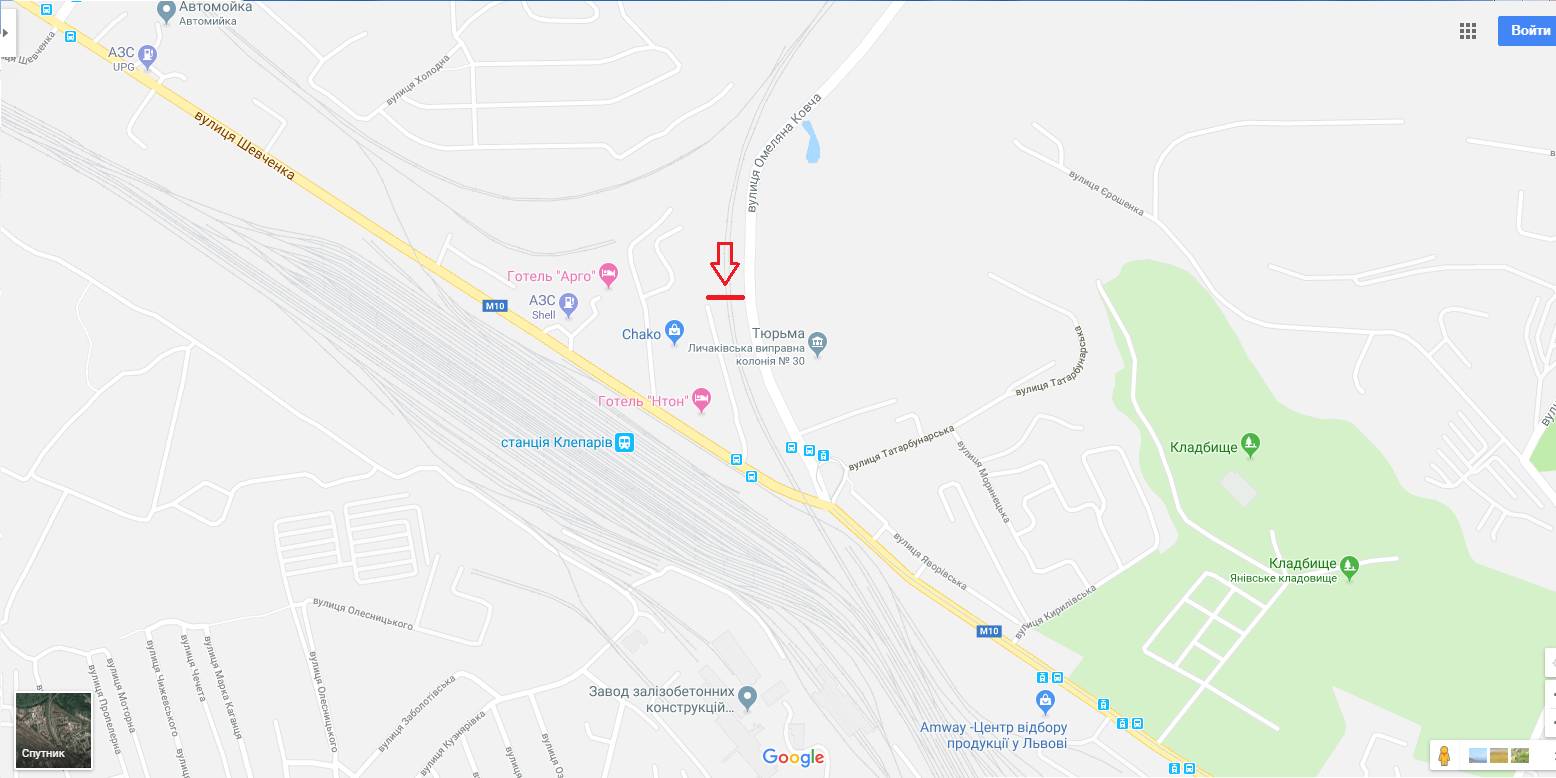 Білборд/Щит, Львів, , , вул. Омеляна Ковча рух до вул. Шевченка, місце №1