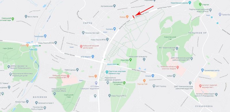 Скрол/Сітіборд, Київ, Теліги О. вул. 53, в напрямку до ст. м. "Дорогожичі", Нова Пошта