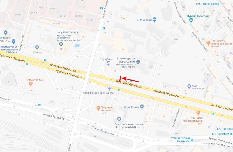 Скролл/Ситиборд, Киев, Перемоги пр-т 12 , на світлофорі, з центру