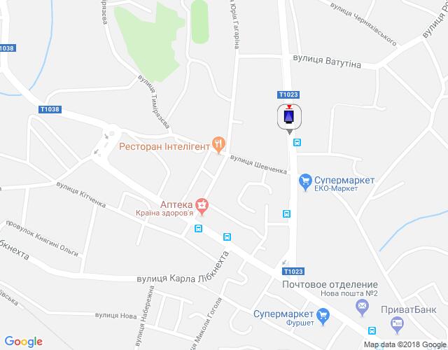 Ситилайт, Васильков, м. Васильків, вул. Декабристів, 9 - головна розв'язка міста, кафе "Ласощі"