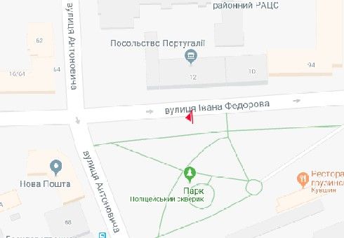 Скролл/Ситиборд, Киев, Івана Федорова вул., 12