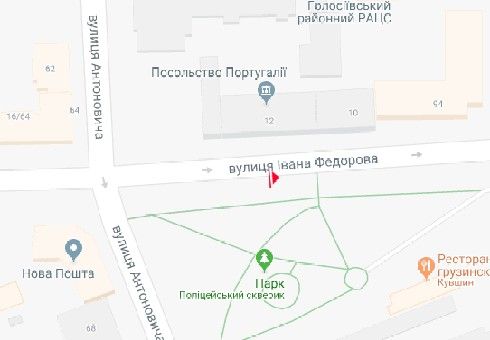 Скролл/Ситиборд, Киев, Івана Федорова вул., 12