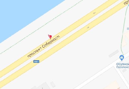 Скролл/Ситиборд, Киев, Соборності пр.