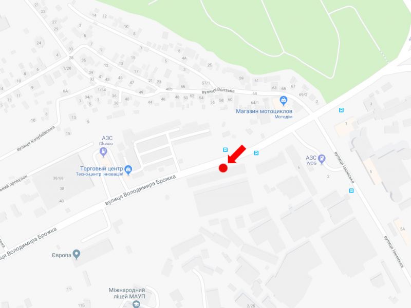 Білборд/Щит, Київ, Брожка вул. (колиш. Кіровоградська вул.), 100м. від вул. Ізюмська, в бік пр. Лобановського (колиш. Червонозоряний пр.)