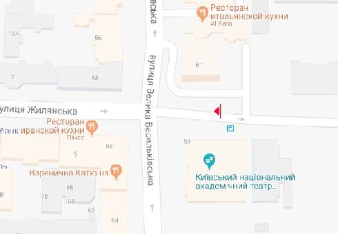 Скролл/Ситиборд, Киев, Жилянська вул., 4 - Велика Васильківська вул.