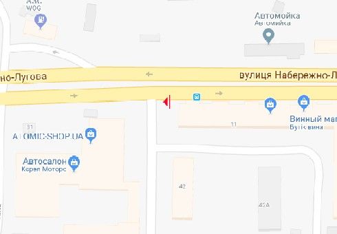 Сітілайт, Київ, Набережно-Лугова вул., 11 - Юрківська вул.