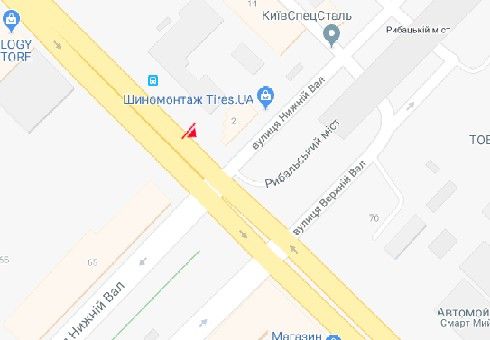 Скролл/Ситиборд, Киев, Набережно-Хрещатицька вул. - Нижній Вал вул., 2