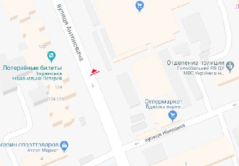 Скрол/Сітіборд, Київ, Антоновича вул. (Горького вул.), 115