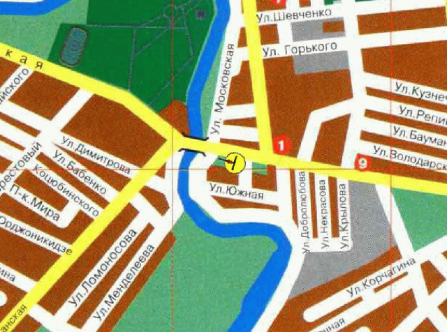 Билборд/Щит, Павлоград, вул.Дніпровська, навпроти буд. 113, в центр/ул.Днепровская, напротив д.№113, в центр