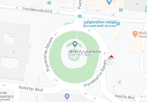 Ситилайт, Одесса, Привокзальна пл., алея1 В