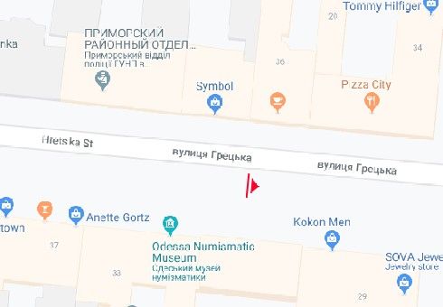 Пілон, Одеса, Грецька вул., №31 (Кокон) B