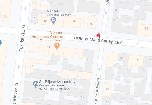 Скролл/Ситиборд, Одесса, М. Арнаутська вул., 46 - Шмідта Лейтенанта вул. А4