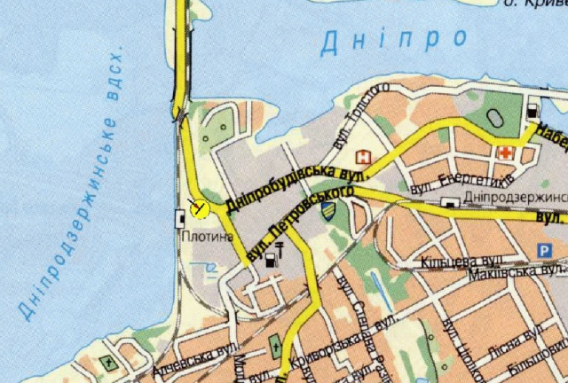 Билборд/Щит, Каменское/Днепродзержинск, Гребля, біля Дніпродзержинської ГЕС, в'їзд, у центр/Плотина, возле Днепродзержинской ГЭС, съезд на Днепрострой, в центр