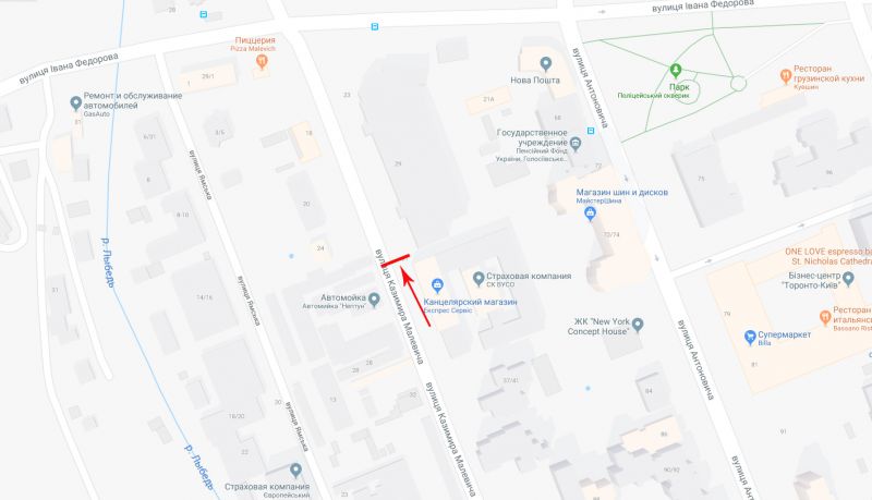 Скрол/Сітіборд, Київ, Малевича Казимира вул. 31, в напрямку Грінченка М. вул., з центра