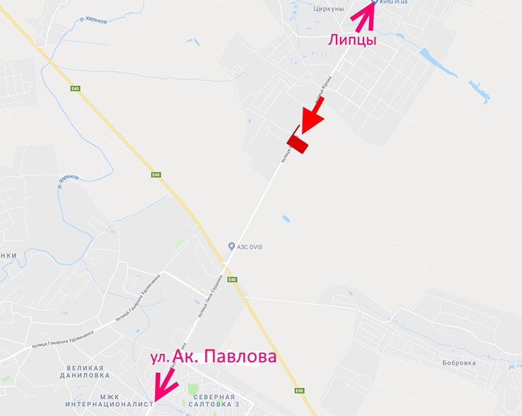 Білборд/Щит, Харків, вул. Леся Сердюка -Кільцева дорога-8-в центр