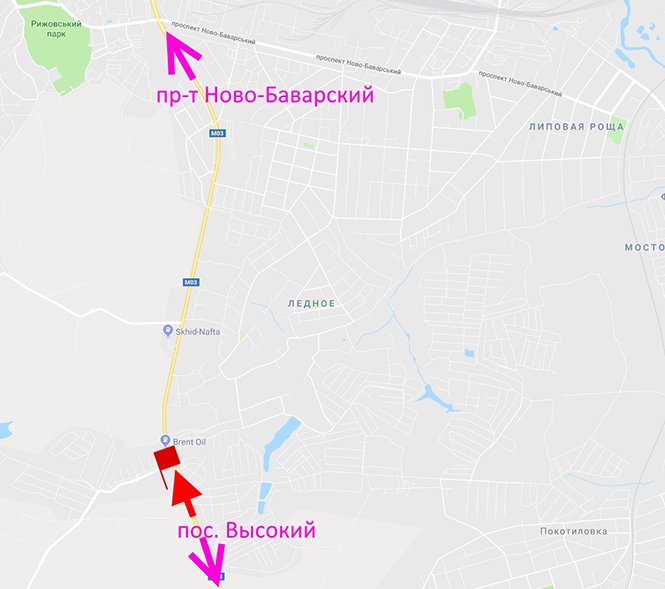 Билборд/Щит, Харьков, Кільцева дорога-сел. Лідне -біля АЗС Brent Oil-прапорець №2- в бік пр. Ново-Баварський