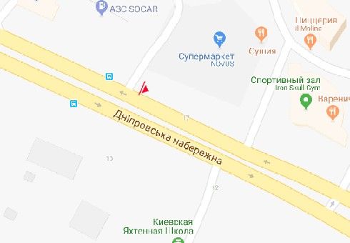 Скрол/Сітіборд, Київ, Дніпровська наб., 17а