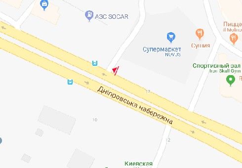 Скрол/Сітіборд, Київ, Дніпровська наб., 17а