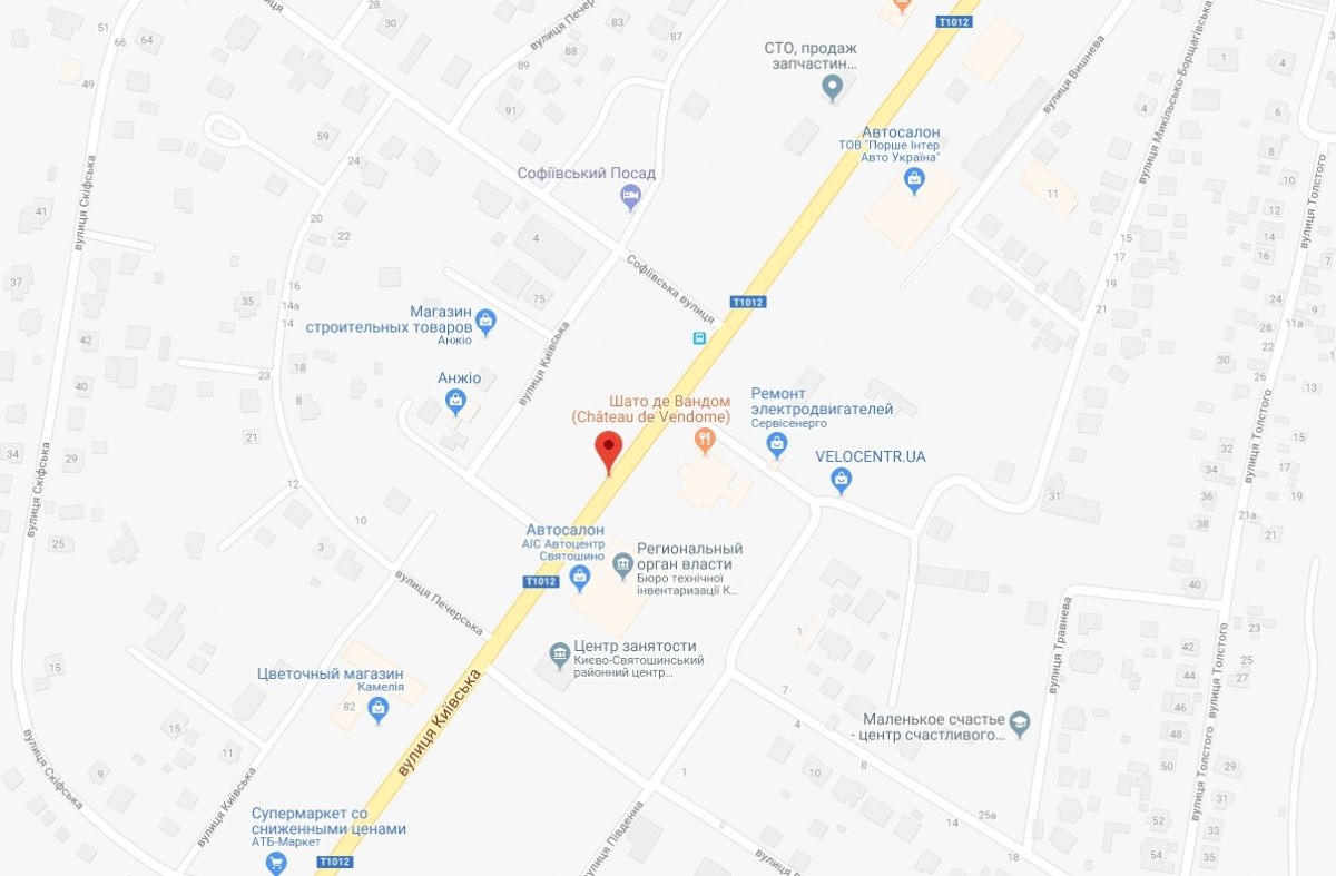 Білборд/Щит, Софіївська Борщагівка, Софіївська Борщагівка, вул.Київська, перед Анжіо, направлення на Боярку