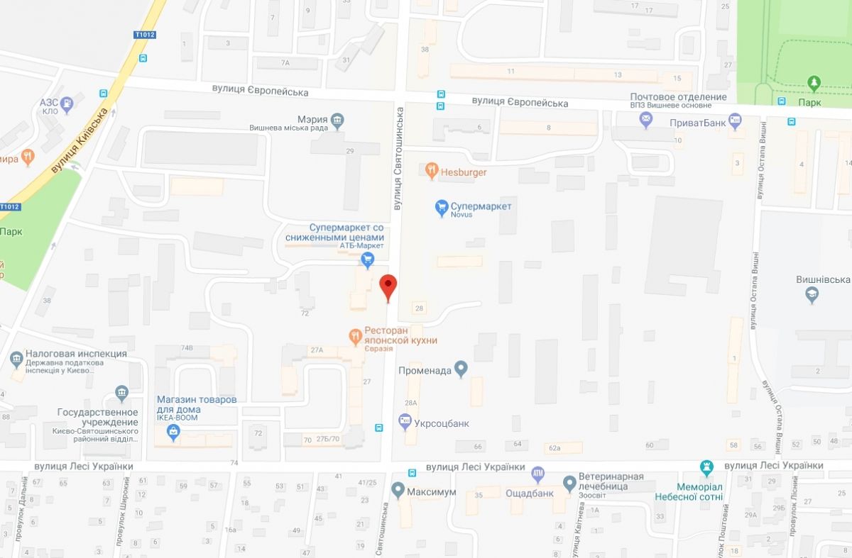 Білборд/Щит, Вишневе, Вишневе, вул.Святошинська, навпроти ЖК Акварелі