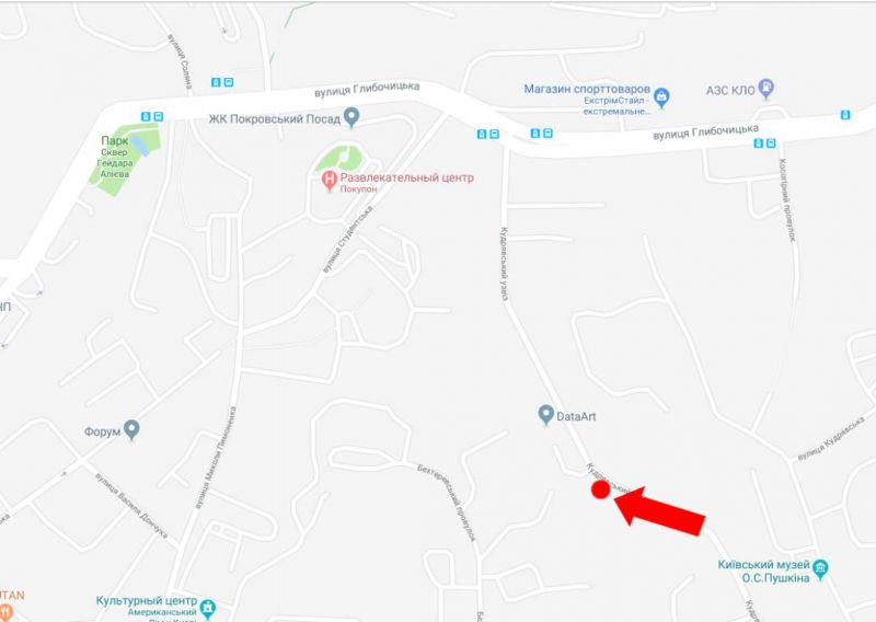 Билборд/Щит, Киев, Кудрявський узвіз, 4 А, навпроти, в бік вул. Глибочицької