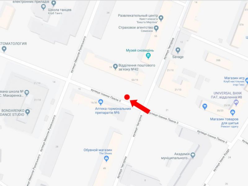 Билборд/Щит, Киев, Іоанна Павла ІІ вул. (колиш. Лумумби вул.), 19 - вул. Чигоріна, в сторону вул. В. Васильківської