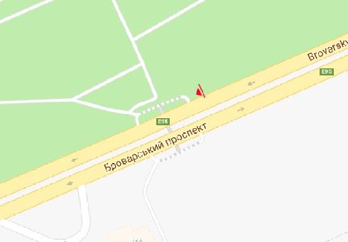 Білборд/Щит, Київ, Броварський пр. (навпроти будынку №9 по вул Кіото)