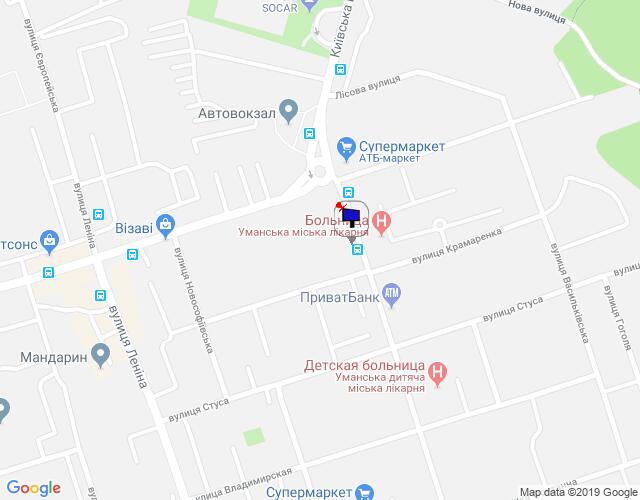 Білборд/Щит, Умань, вул. Шевченка, 37, навпроти міської поліклініки сторона Б