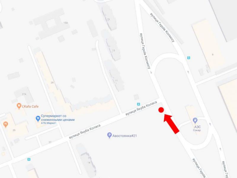 Білборд/Щит, Київ, Героїв Космосу вул. / Коласа вул., біля АЗС "Socar", в сторону вул. Жмеринської