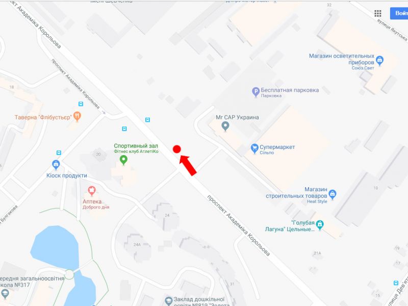 Білборд/Щит, Київ, Корольова пр., 11, біля супермаркету "Сільпо", в бік пр. Курбаса