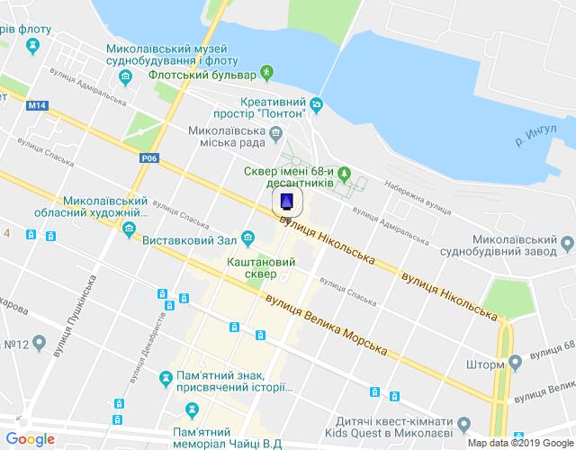 Ситилайт, Николаев, вул.Соборна - вул.Нікольська