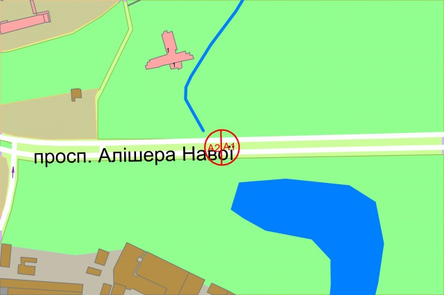 Білборд/Щит, Київ, Алішера Навої проспект, рух від бульвару Перова (на розподілювачі)