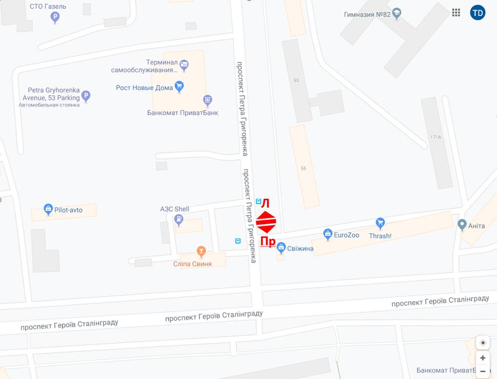 Скролл/Ситилайт, Харьков, пр. Петра Григоренко, 55, супермаркет Рост