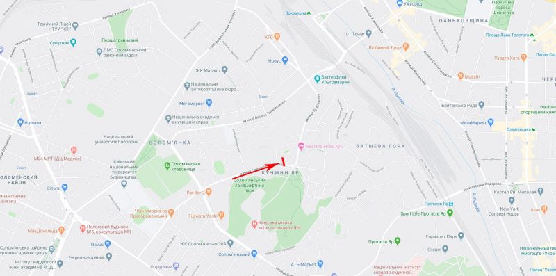 Скролл/Ситиборд, Киев, Шаповала генерала біля буд. 20 Б по вул. Кудряшова