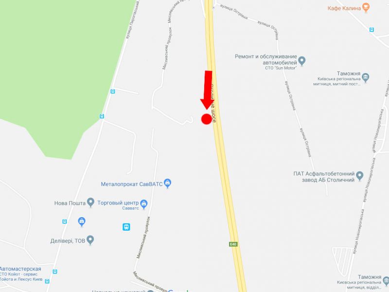 Білборд/Щит, Київ, Столичне шосе - провул. Охотський, в сторону ТРЦ "Атмосфера", супермаркету "Фоззі", з центру