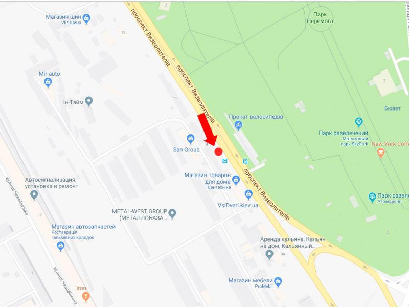 Роллер/Призматрон, Киев, Визволителів пр., 9, в сторону Броварського пр.