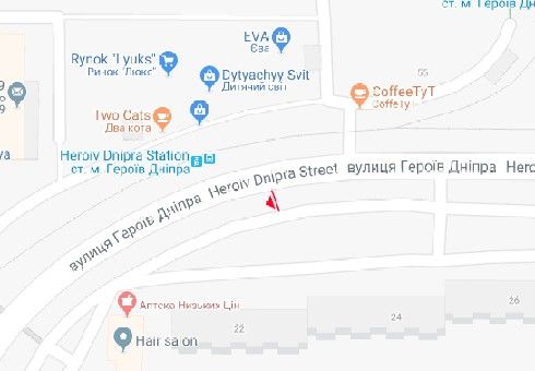 Білборд/Щит, Київ, Героїв Дніпра вул., 24