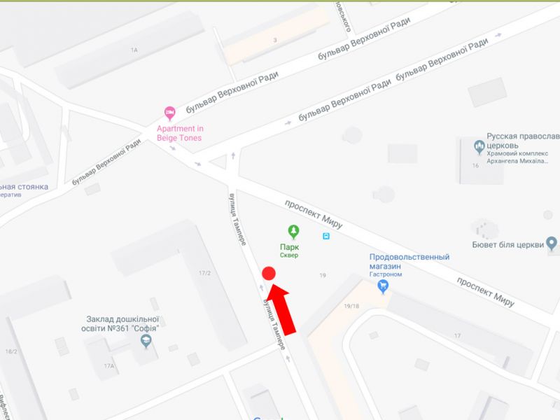 Білборд/Щит, Київ, Тампере вул., 17/2 - пр. Миру, на світлофорі, в сторону бул. Верховної Ради