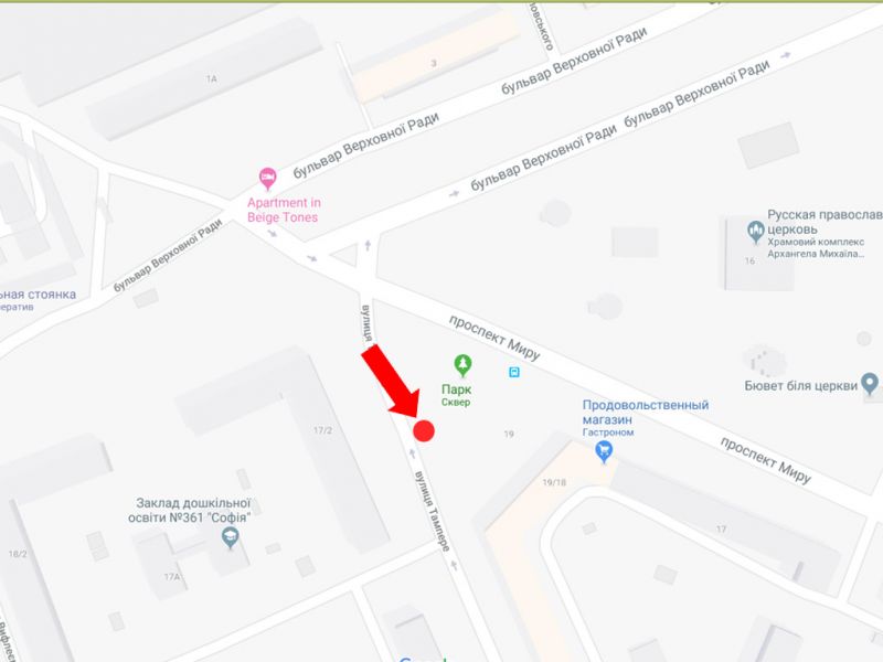 Білборд/Щит, Київ, Тампере вул., 17/2 - пр. Миру, на світлофорі, в бік пр. Возз'єднання