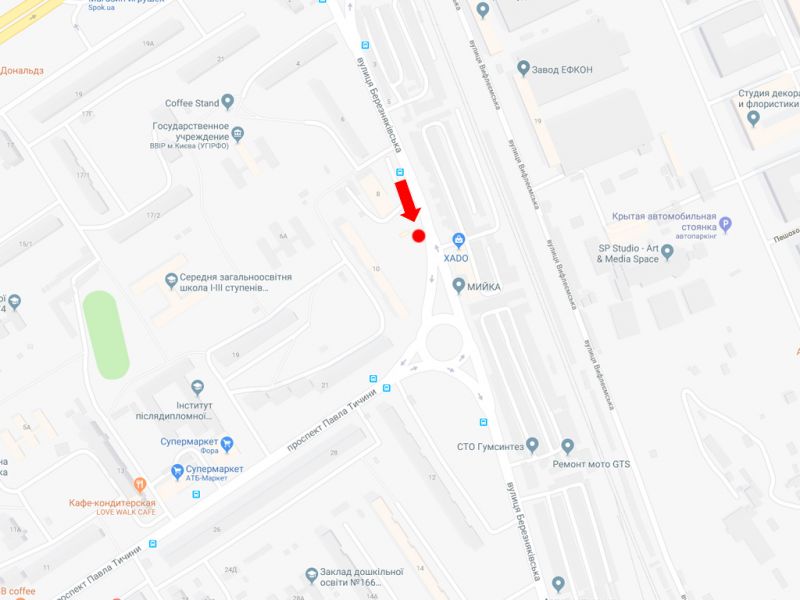 Билборд/Щит, Киев, Березняківська вул., 8а, в сторону Дніпровської набережної