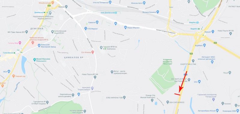 Суперсайт/Мегаборд, Киев, Столичне шосе, рух в напрямку від ст. м. "Видубичі"