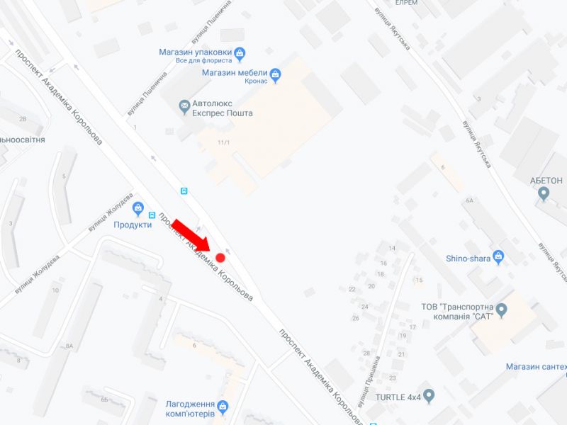 Білборд/Щит, Київ, Корольова пр., 4 - вул. Жолудєва, роздільник, в сторону супермаркету "Сільпо"