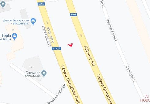 Беклайт, Київ, Кільцева дорога вул. (на розподілювачі)